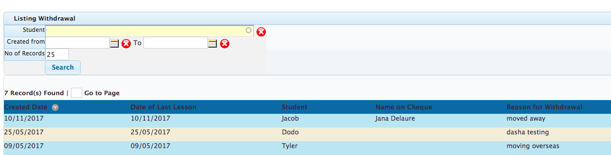 StudentLogic screenshot