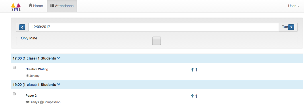 StudentLogic screenshot